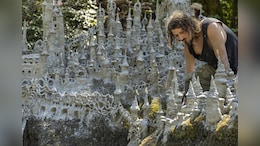 Swiss Artist Sculpts Sprawling Model Castle On Dried River Bank