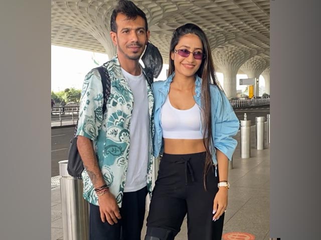 Yuzvendra Chahal, Dhanashree Spotted Together At Airport