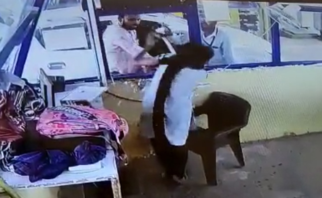 On Camera, Man Slaps Woman Toll Booth Employee When Asked To Pay Tax