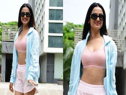 Sonal Chauhan Has Many Sides But Her Sporty Pastel Pink Side Is Our Absolute Favourite Sonal Chauhan Has Many Sides But Her Sporty Pastel Pink Side Is Our Absolute Favourite