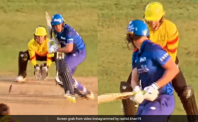 राशिद खान ने फेंकी 3 रहस्यमयी गेंद, बल्लेबाज हुआ बोल्ड, यह बैटर तो छक्का उड़ाना चाहता था- Video