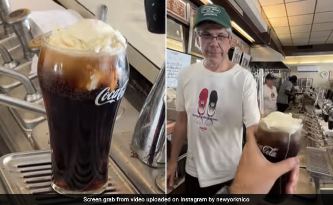 Video Of New York Diner Serving Coca-Cola In Old-Fashioned Way Leaves Internet Amused