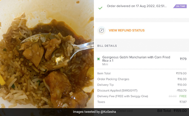 Tamil Lyricist Shares Photos Of Chicken Pieces In His Vegetarian Dish, Slams Swiggy