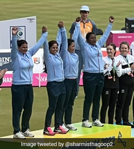 Watch: Moment That Sealed CWG Gold For India In Women's Fours Lawn Bowls