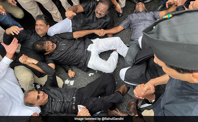Delhi Police Register Two Cases Against Congress Over Price-Rise Protest