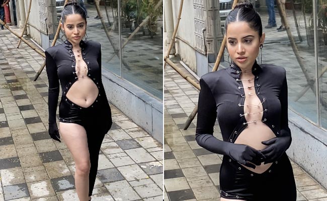 Even You'd Have A Tough Time Believing Urfi Javed Isn't Catwoman In Her Black Cutout Catsuit