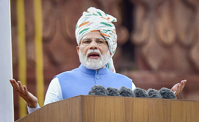 PM Modi In Independence Day Speech: "Let's Pledge To Wipe Out Misogyny"