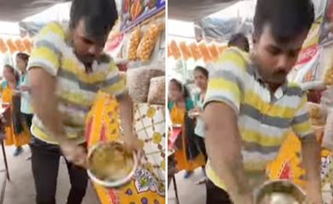 After Flying Dosa, New 'Helicopter Bhel' Has Become A Hit Online