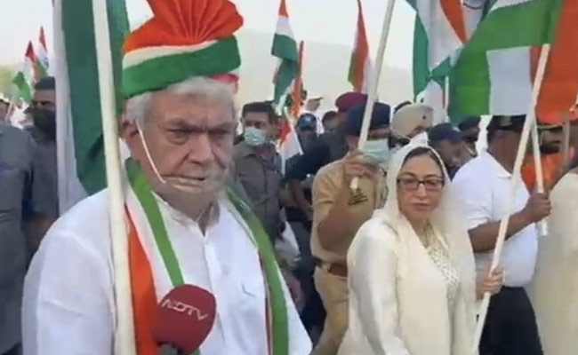 "Pak Flags In Kashmir History": Lt Governor To NDTV During <i>Tiranga Yatra</i>