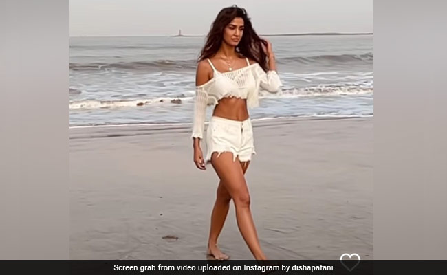 समंदर की लहरों के बीच झूमती दिखीं दिशा पटानी, मस्ती देख फैंस बोले- ओह ब्यूटी