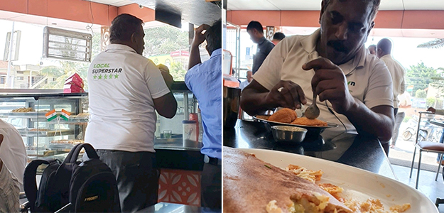 Uber Driver Takes Exhausted Customer To A Restaurant, Wins Hearts