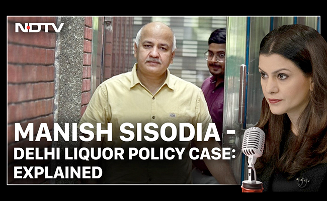 Manish Sisodia - Delhi Liquor Policy Case: Explained - 'Hot Mic' With Nidhi Razdan
