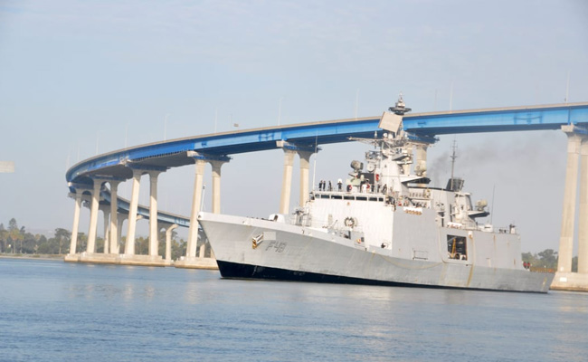 Pics: Indian Warship's Historic US Visit To Mark 75 Years Of Independence
