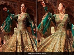 It's A Royal Affair For Sonakshi Sinha In A Sparkling Green <i>Anarkali</i> Set It's A Royal Affair For Sonakshi Sinha In A Sparkling Green <i>Anarkali</i> Set