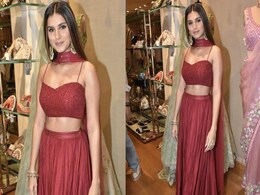 Tara Sutaria's Signature Monochrome Ethnic Style Is Back With Her Glorious Contemporary Red <i>Lehenga</i> Tara Sutaria's Signature Monochrome Ethnic Style Is Back With Her Glorious Contemporary Red <i>Lehenga</i>