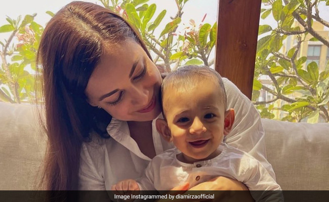 Dia Mirza's Adorable Son Avyaan Called Her "Mamma" For The First Time. Watch