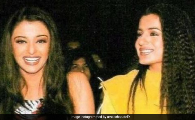 Ameesha Patel's Throwback Gold With Aishwarya Rai Bachchan