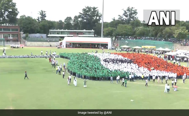 Chandigarh Sets Guinness World Record For Largest Human Flag