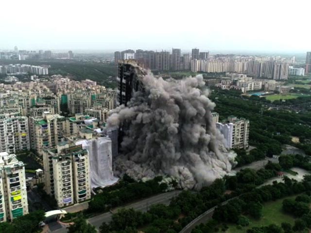 Top News Of The Day: Noida Twin Towers Demolished