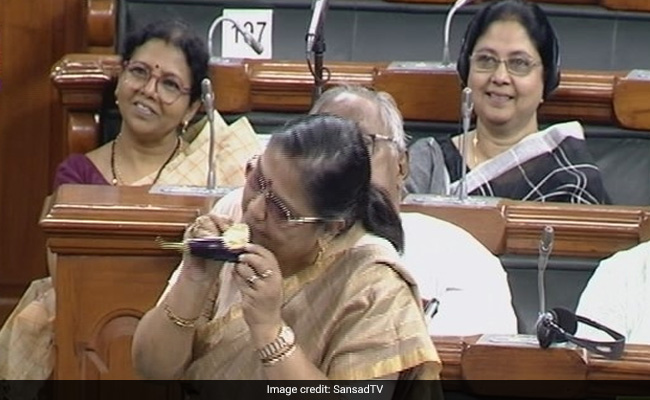 Why A Trinamool MP Bit Into Brinjal In Parliament