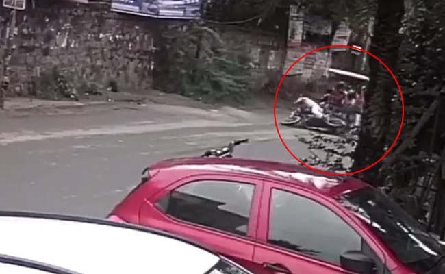 On Camera, Delhi Property Dealer's Bike Rammed, Shot Dead Point Blank