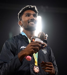 Tejaswin Shankar Clinches Indias Lone Gold In Asian Indoor Athletics Championships