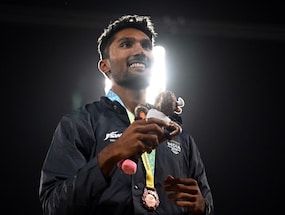 Tejaswin Shankar Clinches Indias Lone Gold In Asian Indoor Athletics Championships