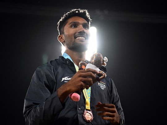 Tejaswin Shankar Clinches Indias Lone Gold In Asian Indoor Athletics Championships