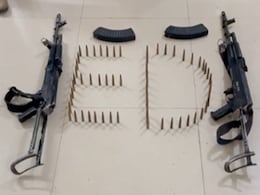 Two AK-47 Rifles Seized During Ranchi Raids In Jharkhand Illegal Mining Probe Two AK-47 Rifles Seized During Ranchi Raids In Jharkhand Illegal Mining Probe