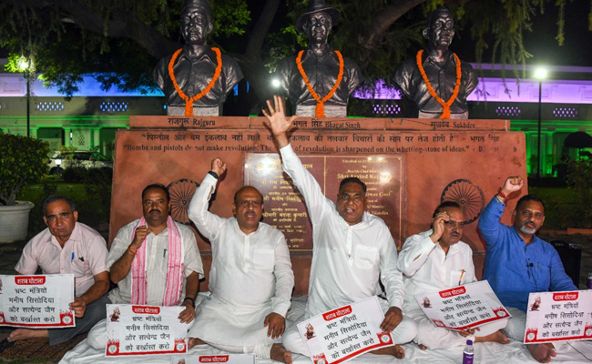 BJP MLAs To Continue Overnight Protest At Delhi Assembly