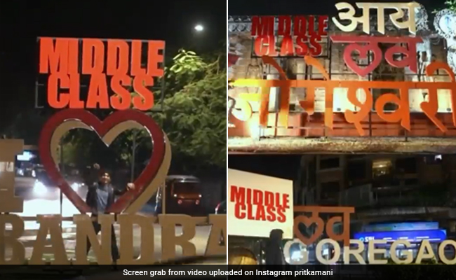 "Middle Class" Signs Placed All Over Mumbai - Now We Know Who Did It