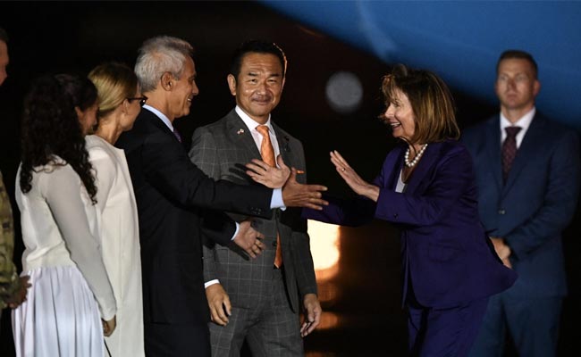 US House Speaker Nancy Pelosi Arrives In Japan, Final Stop On Asia Tour