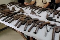 Haryana Police Arrest Illegal Arms Manufacturer, Recover 48 Pistols Haryana Police Arrest Illegal Arms Manufacturer, Recover 48 Pistols