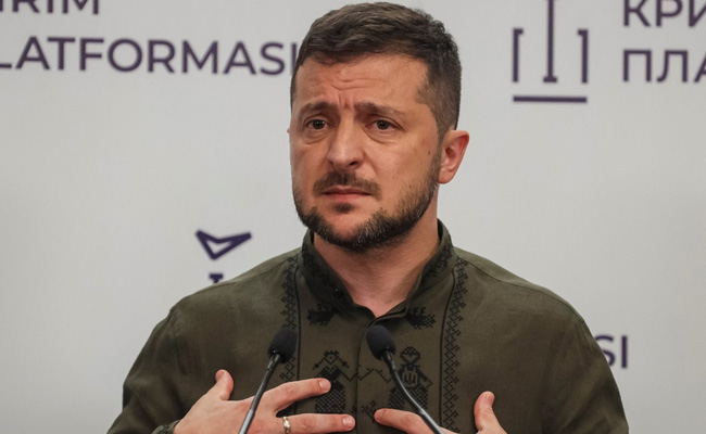 Ukraine Forces Have Repelled "Fierce Offensive" In Donetsk: Zelensky