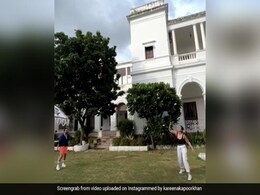 Kareena Kapoor And Saif Ali Khan's Monday Began With Badminton At The Pataudi Palace. Watch Kareena Kapoor And Saif Ali Khan's Monday Began With Badminton At The Pataudi Palace. Watch