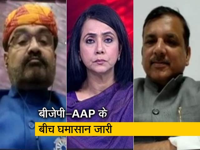 सच की पड़ताल : दिल्ली में गरमाई सियासत, AAP और BJP नेता आमने-सामने