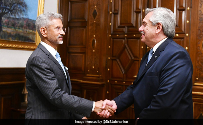 S Jaishankar Holds Talks With Argentine President, Economic Minister