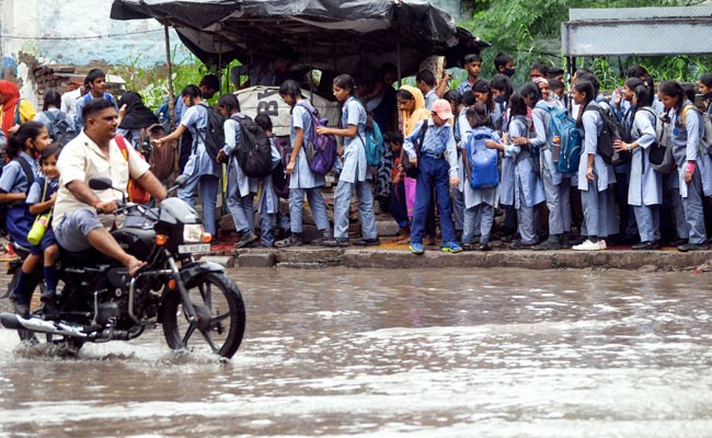 Heavy Rain Leads To Waterlogging, Traffic Disruption In Parts Of Delhi