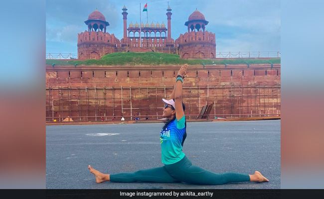 Ankita Konwar Found The Perfect Spot For This Yoga Pose
