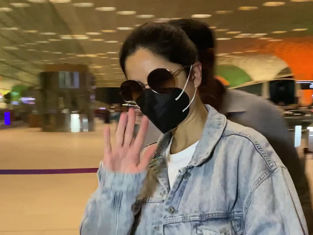 Katrina Kaif's Airport OOTD Is A White Co-Ord Set