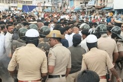 Karnataka Bans Gatherings In Shivamogga After Clash Over Savarkar Poster Karnataka Bans Gatherings In Shivamogga After Clash Over Savarkar Poster