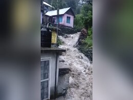 1 Killed In Himachal Cloudburst, Several Houses Damaged 1 Killed In Himachal Cloudburst, Several Houses Damaged
