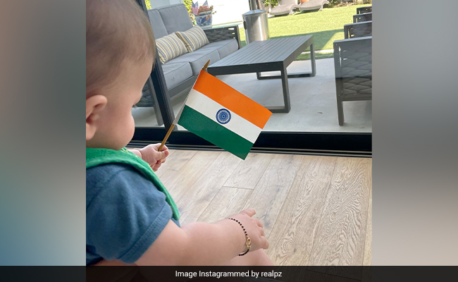 Preity Zinta's Adorable Pics Of Twins - Jai And Gia - On Independence Day