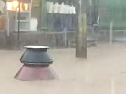 Viral Video Of Biryani Floating Away In Hyderabad Have Biryani Lovers Speechless