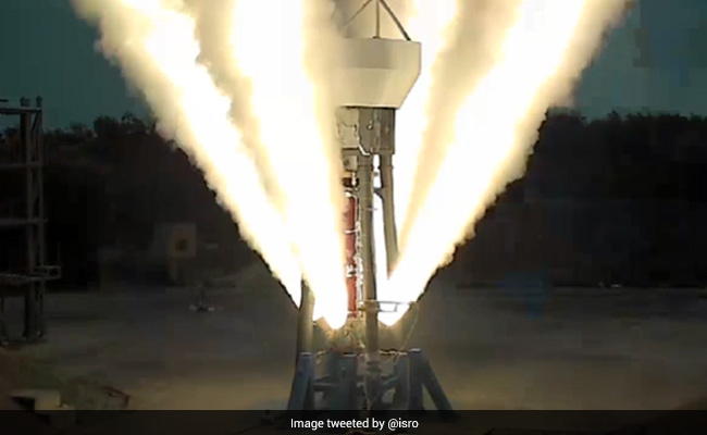 Space Agency ISRO Successfully Tests Gaganyaan Low Altitude Escape Motor