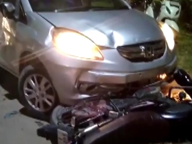 Video: 2 Bikers Dragged By Car On Delhi-Gurgaon Expressway