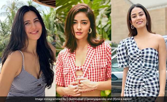 Katrina Kaif, Ananya Panday, Mira Rajput Ace Gingham Outfits Effortlessly