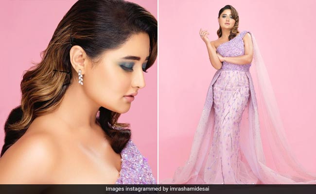 Rashami Desai Is Straight Out Of A Fairytale In A Lilac Bodycon Gown
