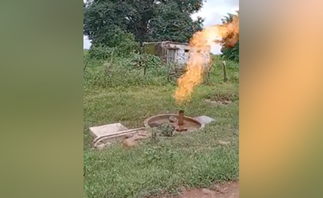 Watch: Hand Pump Spews Fire In Madhya Pradesh Village