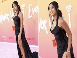 Maitreyi Ramakrishnan Takes A Fashionable Turn In A Chic Black Halter Gown With A Slit Maitreyi Ramakrishnan Takes A Fashionable Turn In A Chic Black Halter Gown With A Slit